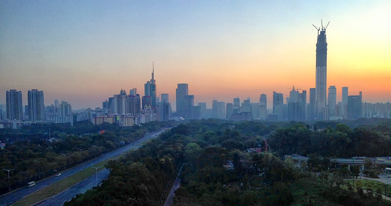 Shenzeng China Sunrise