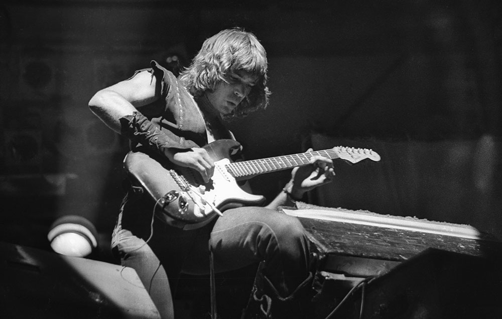 Roger Fisher, guitarist for Heart, at Centeral Park New York August 22, 1977