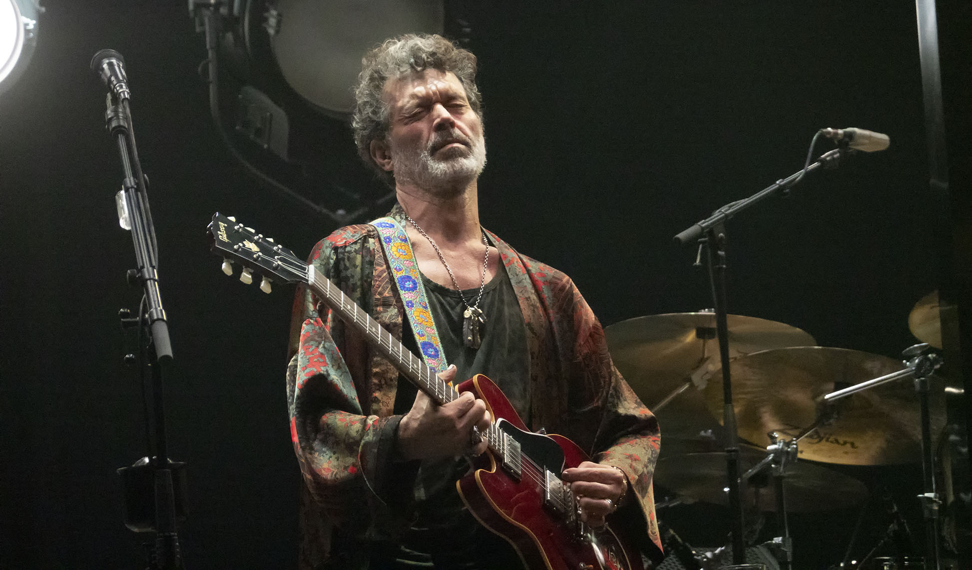 Doyle Bramhall at Madison Square Garden, 9/19/22, with Eric Clapton