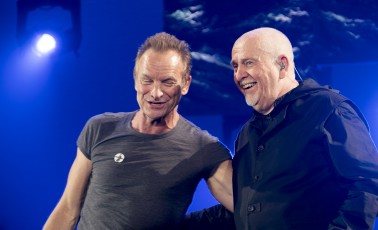 Peter Gabriel and Sting