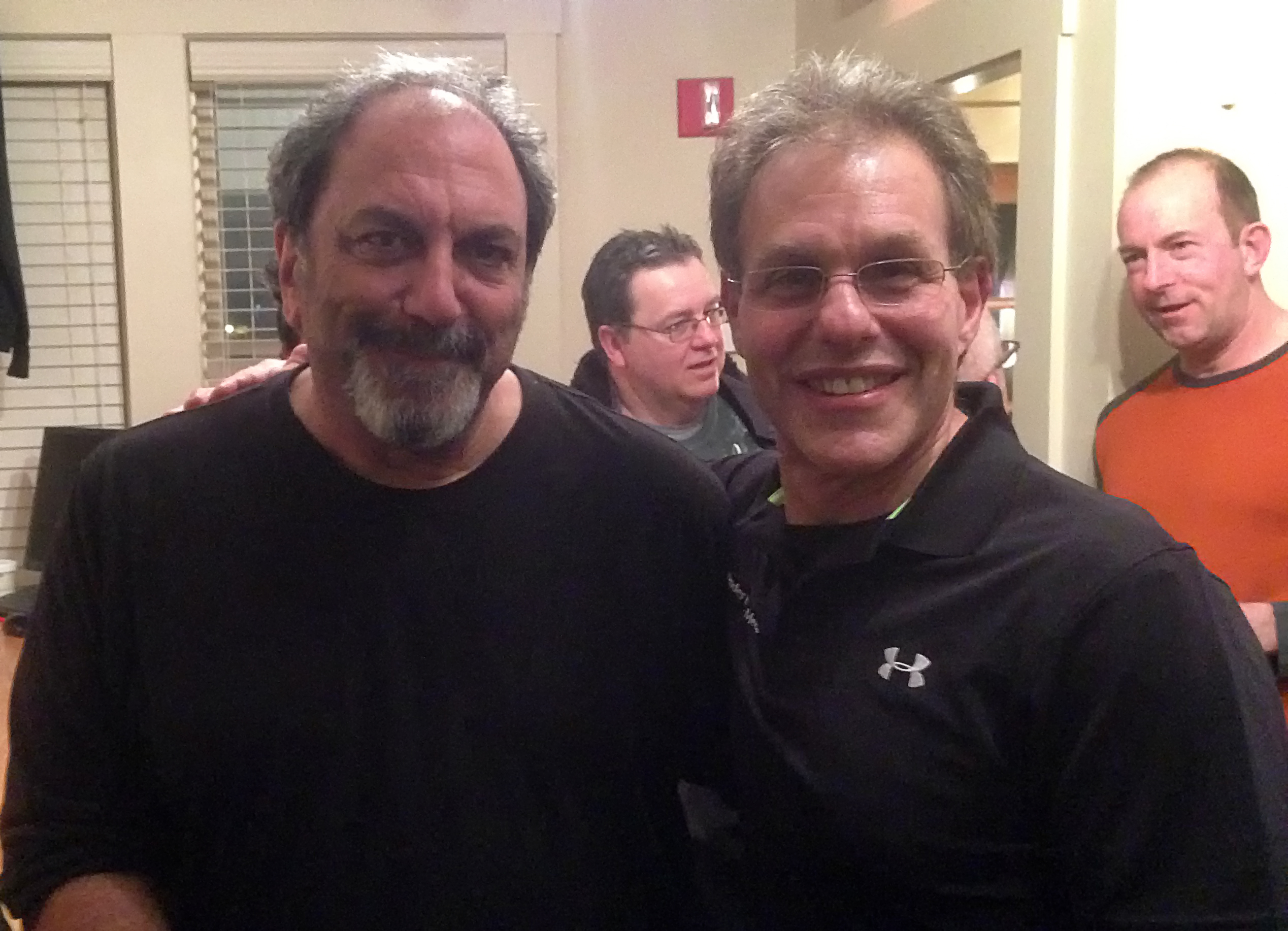 Elliot Gould of Render Edge Media with Jerry Marotta of the Security Project.