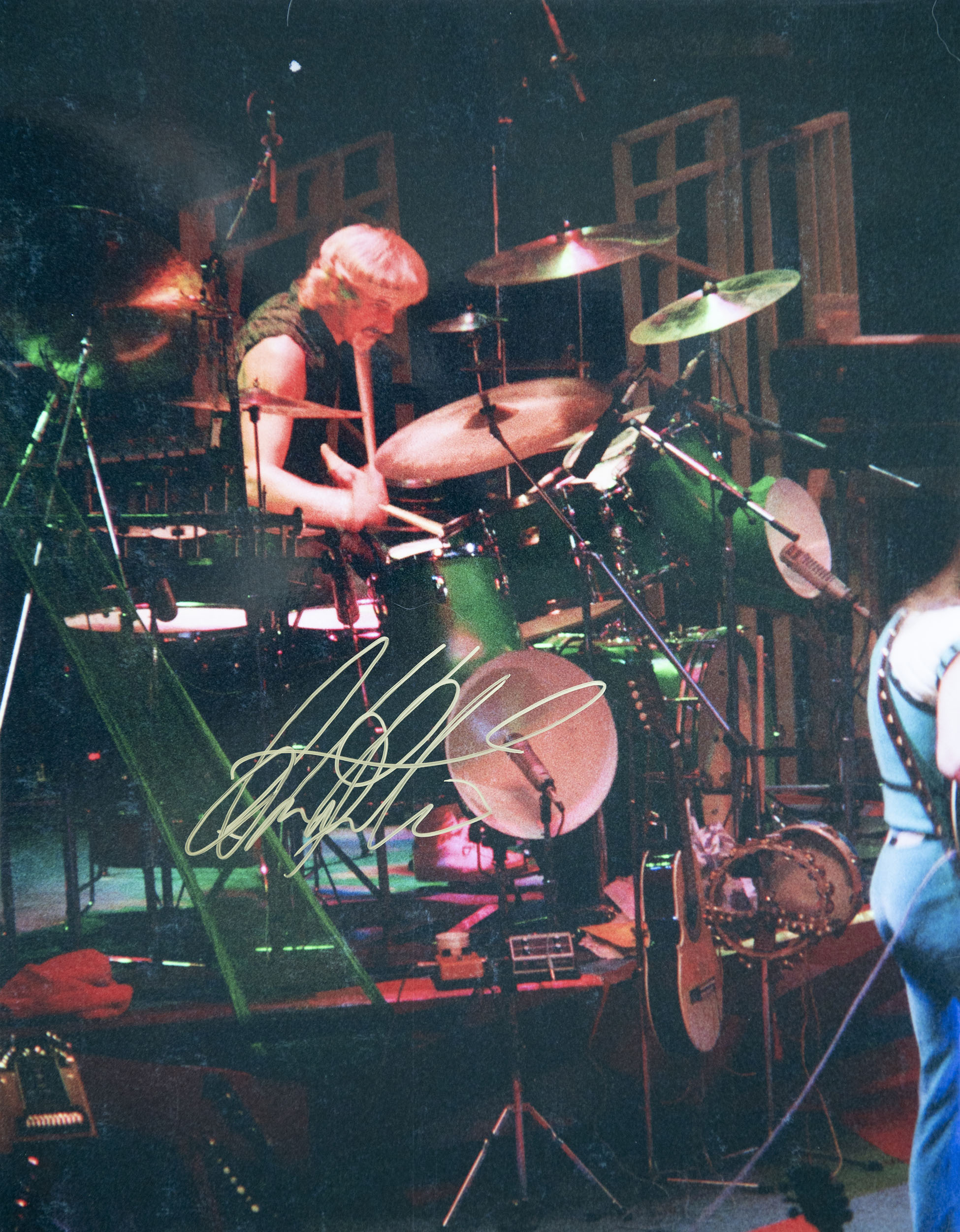 Alan White, Drummber of Yes at Madison Square Garden, August 7, 1977
