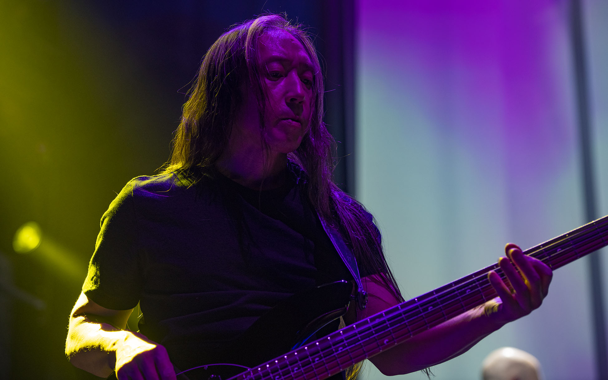 John Myung of Dream Theater at the Boch Center, February 25, 2022